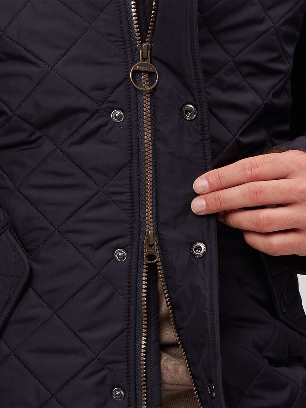 Barbour Dark Green Quilted Lightweight Jacket - Picture 16 of 16